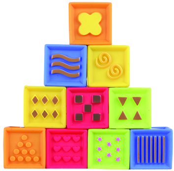 益智软胶积木玩具